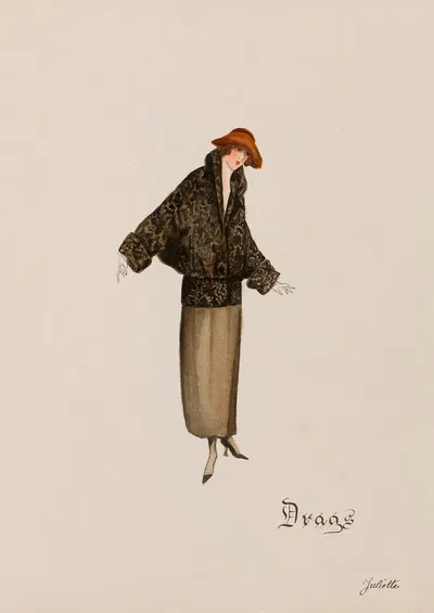 Drags by Juliette, 1922 — digital art print download