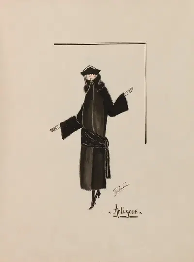 Antigone by Micheline, 1922 — digital art print download