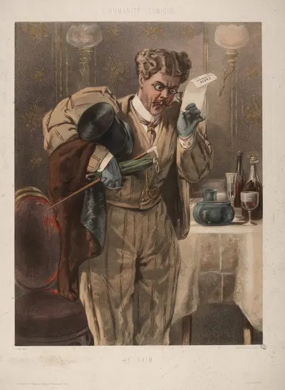 L'humanité comique. Le daim by Philippe-Jacques Linder — digital art print download