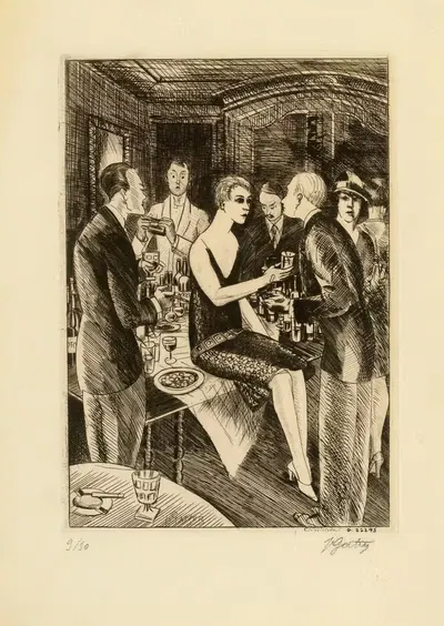 Бар в мире by Пьер Гатье, 1926 — digital art print download