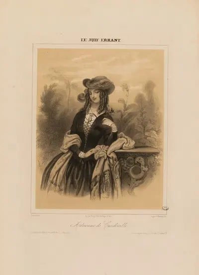Адриенн де Кардовиль by Пьер-Нюма Бассаж, 1835-1865 — digital art print download