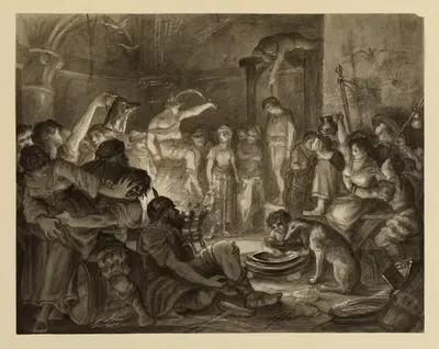 Это была цыганка by Виктор Массон, 1868 — digital art print download