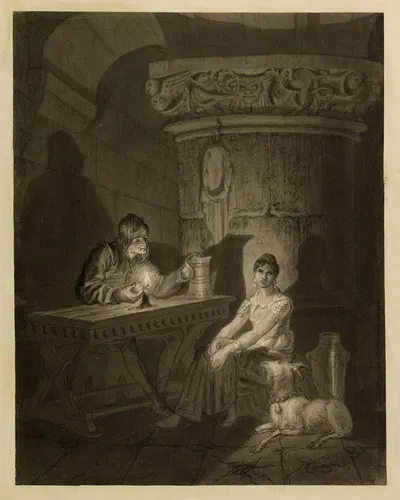 Мадемуазель Эсмеральда by Виктор Массон, 1868 — digital art print download