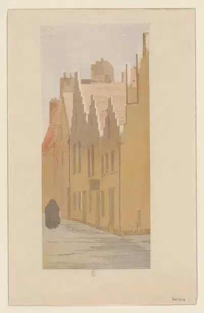 Bruges by Amédée Joyau, 1896 — digital art print download