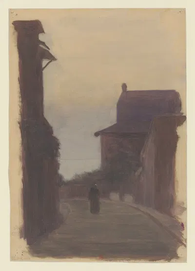 Crépuscule à Villers by Amédée Joyau, 1896 — digital art print download