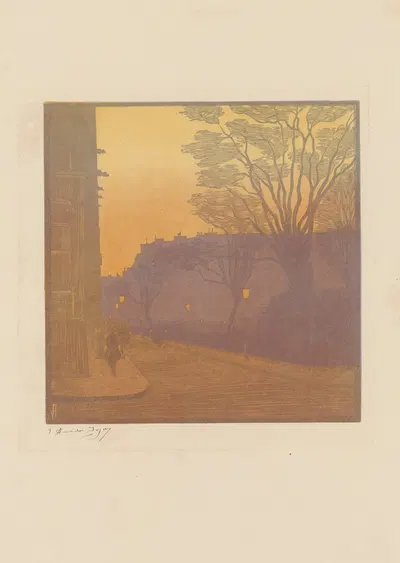 Place Malesherbes by Amédée Joyau, 1899 — digital art print download