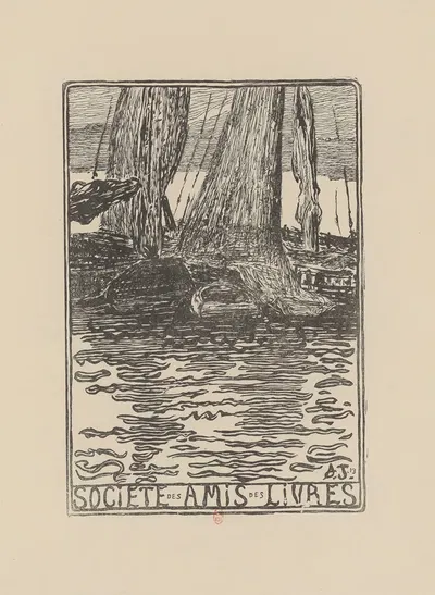 Société des amis des livres by Amédée Joyau, 1913 — digital art print download