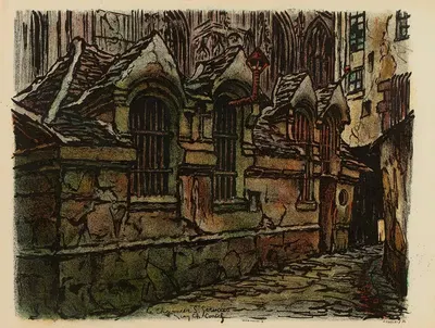 Костница Сен-Жерве by Жан-Шарль Контель, 1921 — digital art print download