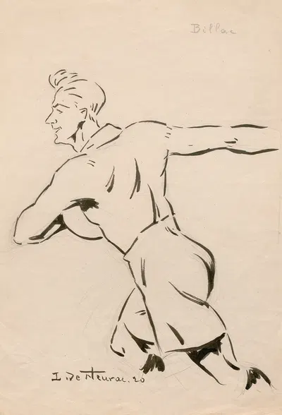 Эжен Бийяк by Луи де Флерак, 1920 — digital art print download