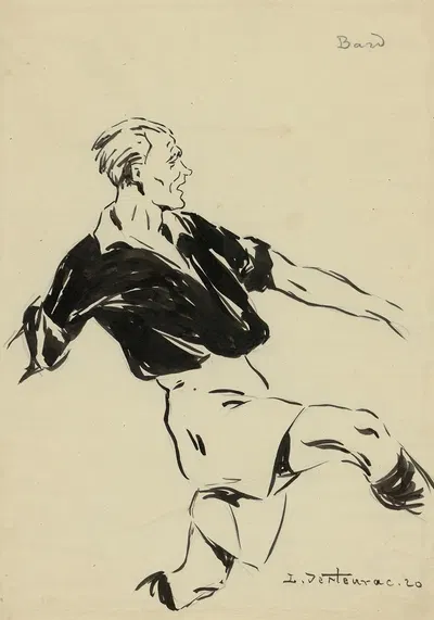 Анри Бард by Луи де Флерак, 1920 — digital art print download