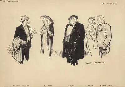 Le scandale by Yves Marevéry, 1909 — digital art print download