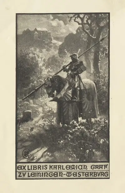 Karl Emich, Grafin zu Leiningen-Westerburg by Adolf Closs, 1904 — digital art print download
