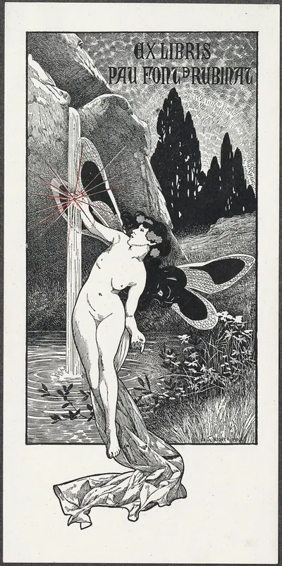 Пау Фонт де Рубинат by Александр де Рикер, 1902 — digital art print download