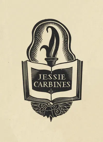 Jessie Carbines by Allan Jordan, 1945 — digital art print download