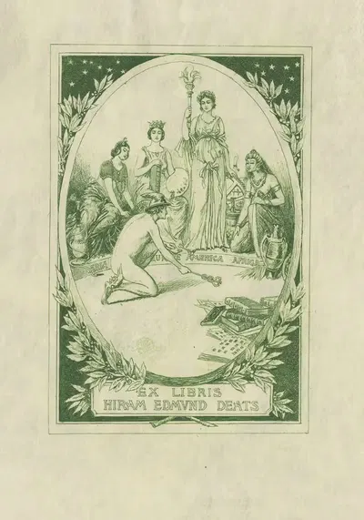Хирам Эдмунд Диц by Эдмунд Генри Гаррет, 1895 — digital art print download