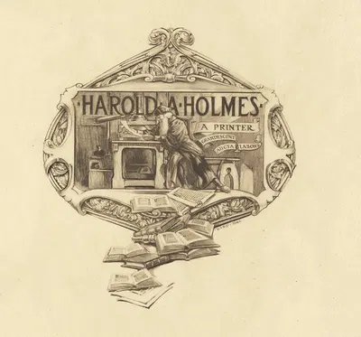 Harold A Holmes by Elisha Brown Bird — digital art print download