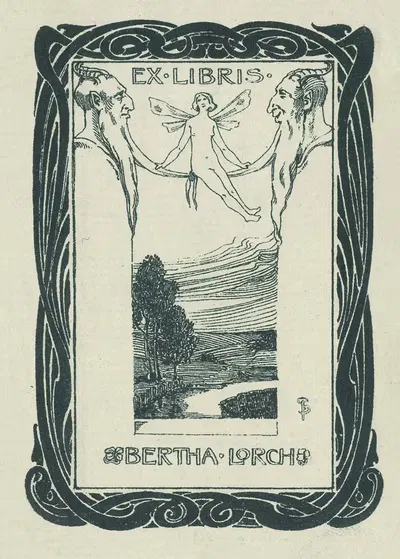 Берта Лорч by Фриц Шумахер, 1900 — digital art print download