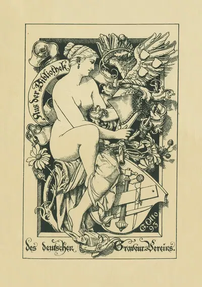 Society Of Engravers by Georg Otto, 1893 — digital art print download