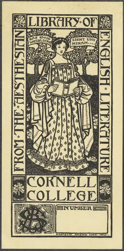 Cornell College (Mount Vernon, Iowa) by Harriette Amsen Lyon, 1903 — digital art print download