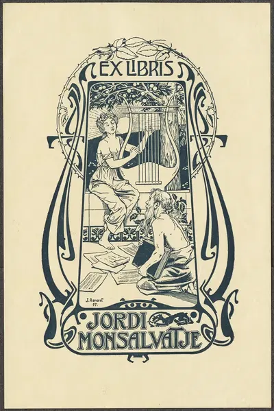Жорди Монсальватье и Фосас by Жоаким Ренар, 1917 — digital art print download