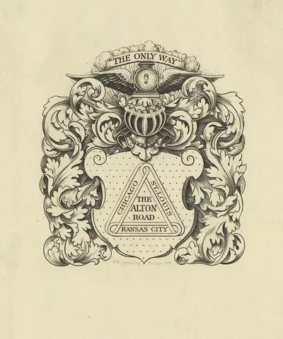 Chicago And Alton Railroad Company by Joseph Winfred Spenceley, 1901 — digital art print download