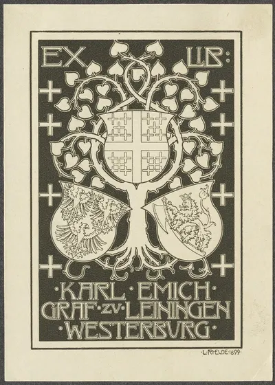 Карл Эмих, графиня Цу Лейнинген-Вестербург by Лоренц Макс Ройде, 1899 — digital art print download