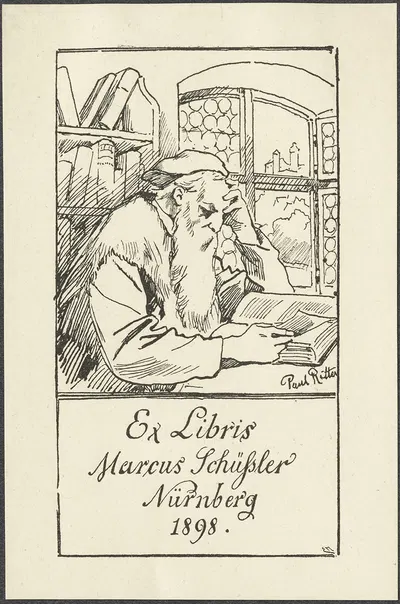 Marcus Schüssler by Paul Ritter, 1898 — digital art print download