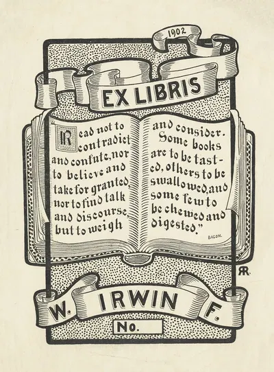 W. Francis Irwin by Ralph Loyal Reed, 1902 — digital art print download