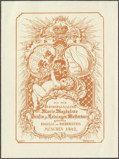 Мария Магдалена графиня фон Лейнинген-Вестербург by Вильгельм Бееренс, 1892 — digital art print download
