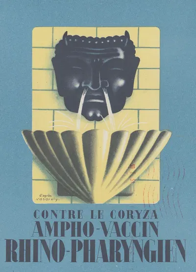 Ampho-vaccin rhino-pharyngien by А. Д. Роншез, 1910-1950 — digital art print download