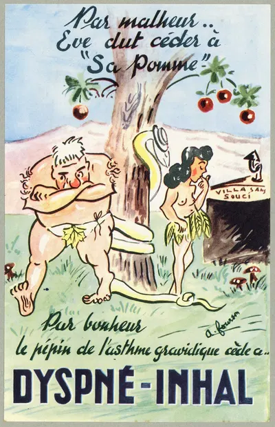 Dyspné-Inhal by A. Fourton, 1952 — digital art print download