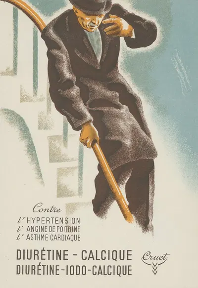 Diurétine-calcique, Diurétine-iodo-calcique by Cruet, 1910-1950 — digital art print download