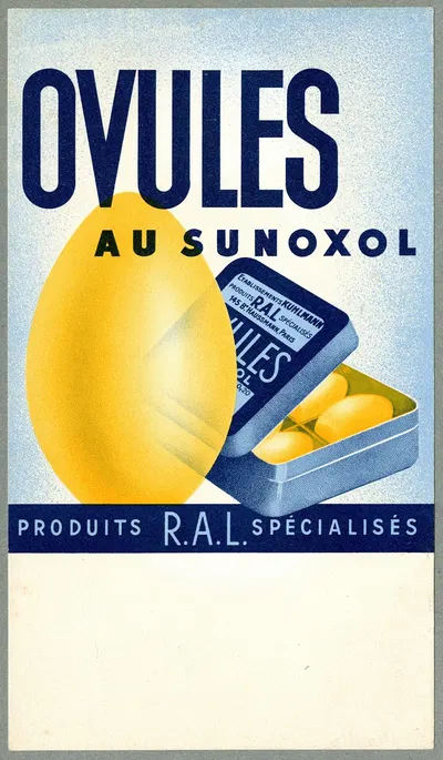 Ovules au Sunoxol by Etablissement Kuhlmann, 1910-1950 — digital art print download