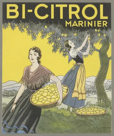 Bi-citrol Marinier by Ж. Бурдье, 1910-1950 — digital art print download