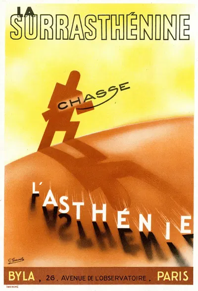 La Surrasthénine by G. Gonnot, 1910-1950 — digital art print download