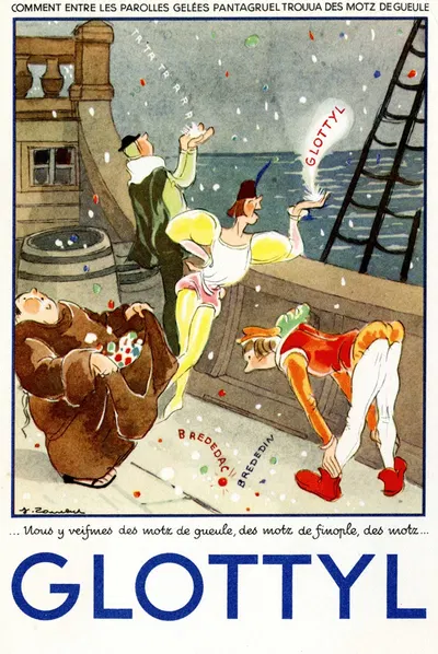 Glottyl by Жак Туше, 1910-1950 — digital art print download