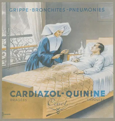 Cardiazol-Quinine by Jean Lachaux, 1910-1950 — digital art print download