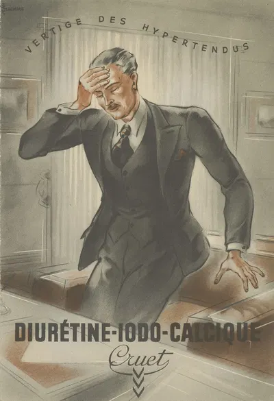 Diurétine-iodo-calcique Cruet by Jean Lachaux, 1910-1950 — digital art print download