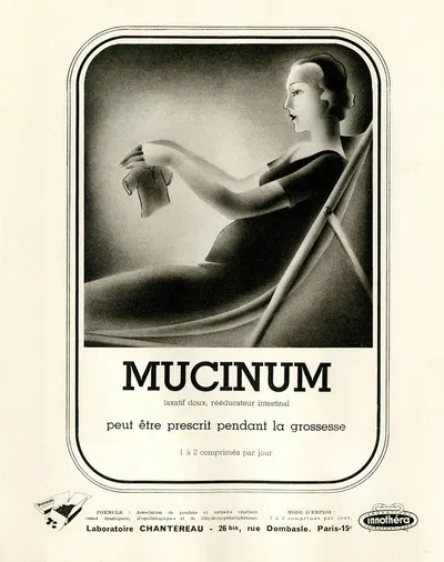 Mucinum by Laboratoire Chantereau, 1910-1950 — digital art print download