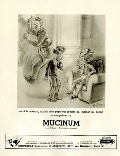 Mucinum by Laboratoire Chantereau, 1910-1950 — digital art print download