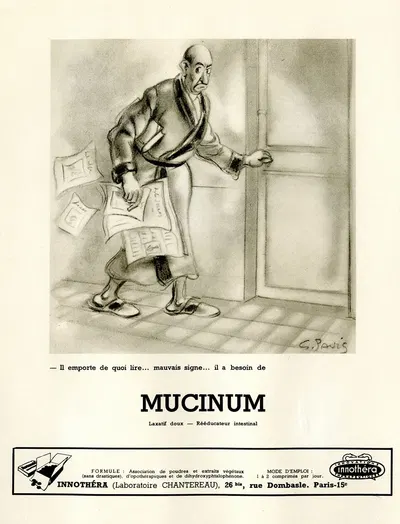 Mucinum by Laboratoire Chantereau, 1910-1950 — digital art print download