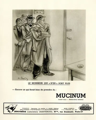 Mucinum by Laboratoire Chantereau, 1910-1950 — digital art print download