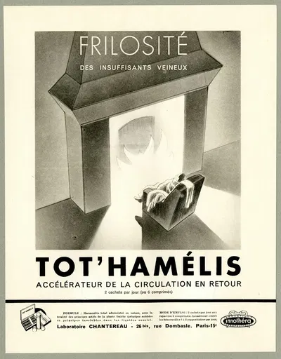 Tot'Hamelis by Laboratoire Chantereau, 1910-1950 — digital art print download