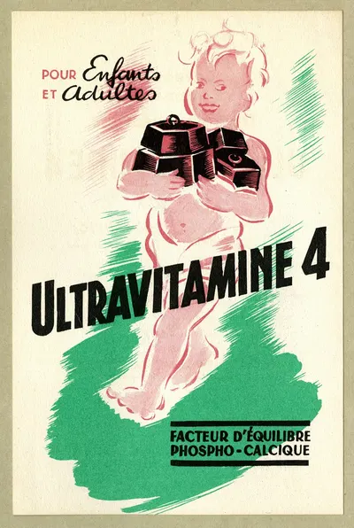 Ultravitamine 4 by Laboratoire d'actino-biologie, 1910-1950 — digital art print download