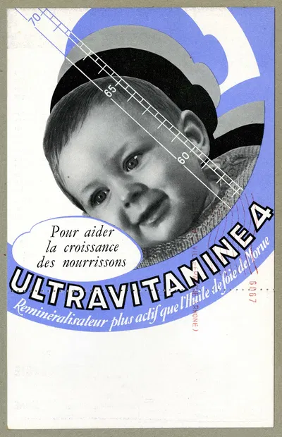 Ultravitamine 4 by Laboratoire d'actino-biologie, 1910-1950 — digital art print download