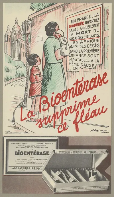 La Bioentérase by Laboratoire de l'Amibiasine, 1910-1950 — digital art print download