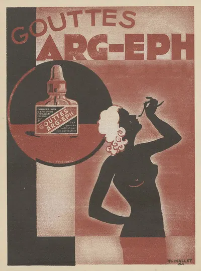 Gouttes Arg-Eph by Laboratoire des gouttes Arg-Eph, 1910-1950 — digital art print download