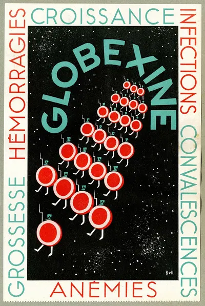 Globexine by Laboratoire des produits Scientia, 1910-1950 — digital art print download
