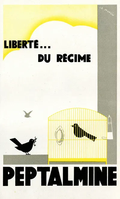 Peptalmine by Laboratoire des produits Scientia, 1910-1950 — digital art print download