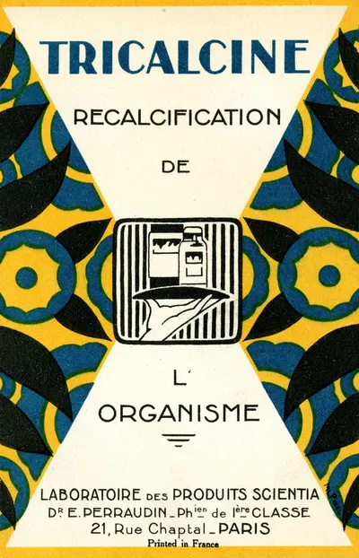 Tricalcine by Laboratoire des produits Scientia, 1910-1950 — digital art print download